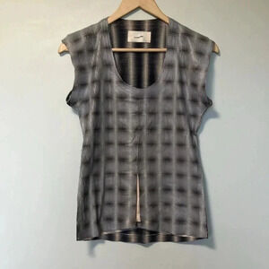 Tramando geometrical  psychedelic pattern top